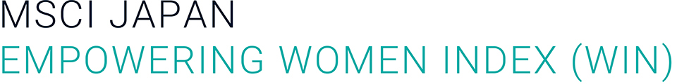 MSCI 日本株女性活躍指数（WIN）のロゴ